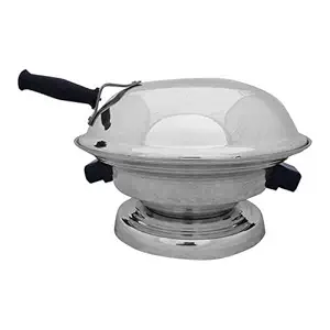 Ekdant Gas Tandoor, Oven, Barbeque Griller / Bati Maker /Pizza Maker Aluminium top and Steel Base Multi Purpose