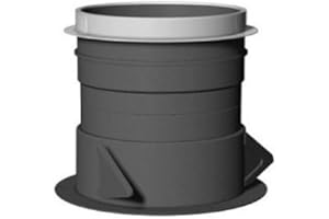 manchon court - a griffes - avec manchette - diamètre 125 mm - longueur 100 mm - atlantic 520019