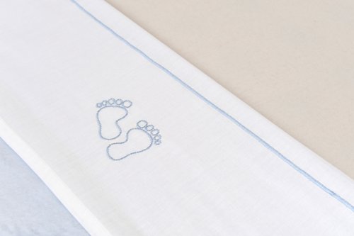 Jollein 008-511-64959 Sheet (75 x 100 cm, Blue)