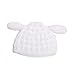Bigood(TM) Newborn Baby Handmade Crochet Beanie Hat Photograph Props Rabbit White