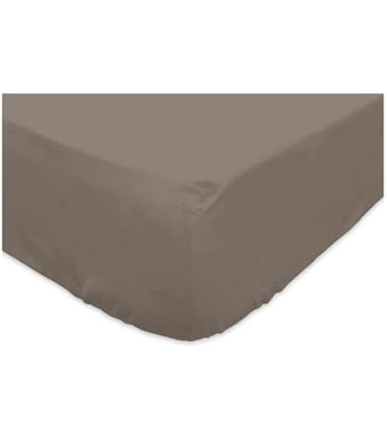 Drap Housse Double Pour Sommier Articulé - Coton 57 Fils, Vert, 2x80x200 Cm - Soleil D'Ocre
