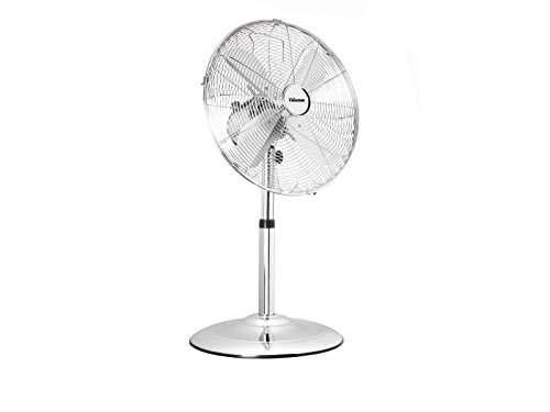 Standventilator mit 3 Leistungsstufen (Ventilator 25 cm, höhenverstellbar bis 80 cm, Oszillation zuschaltbar, 30 Watt, 1280 U/min)