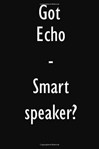 Preisvergleich Produktbild Got Echo - Smart speaker: Echo - Smart speaker Diary Journal