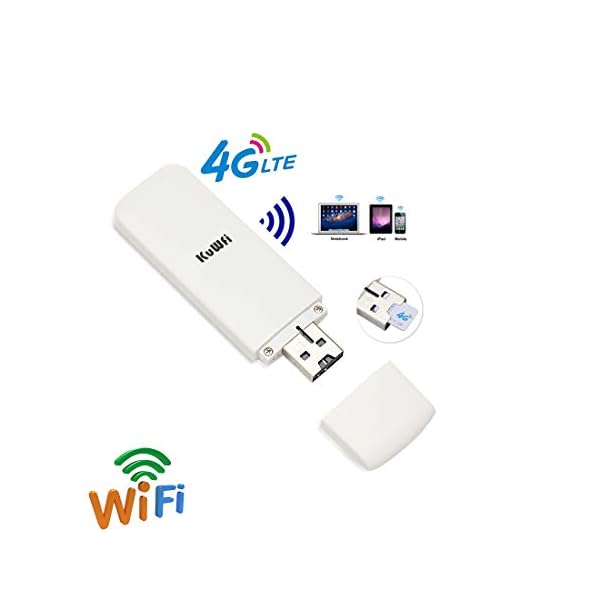 LTE Surfstick, 100Mbps 4G LTE Beweglicher Wifi Fräser USB WiFi Fräser Mobiler drahtloser Netz-Hotspot mit SIM Einbauschlitz Unterstützung FDD B1 / B3 / B5 / B7 / B8 / B20 im Freien und Innen auf dem Bus oder im Auto – Bild 3