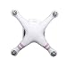 Produktbild Wokee DJI Phantom 3 Drone Wasserdicht Staubdicht Kratzfestes Silikon Schutz Drone Body Wrap Motorschutzfolie Zubehör für Phantom 3 Standard/Advance/Pro - Cover (Weiß)