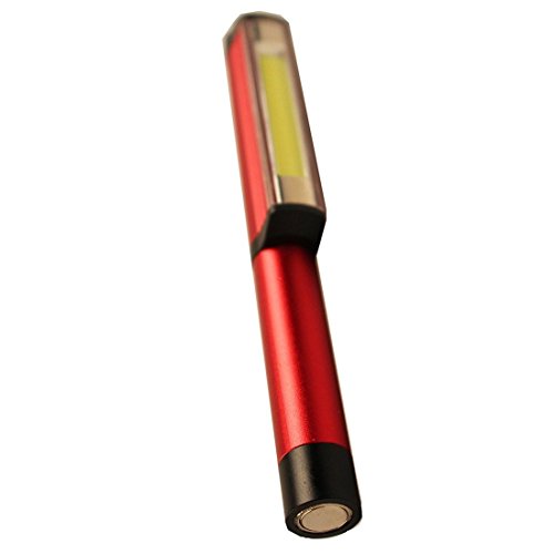 FengYun® Bewegliche COB magnetische Taschen-LED-Taschenlampen-Arbeits-Licht mit magnetischer Klipp-Sicherheits-Handgriff LED-Arbeits-Lampe Super helle Taschenlampe rot - 3