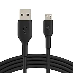 Belkin USB-A to Micro USB Charging Cable for Android Phones and Tablets (3.3 Feet/1 Meter, Black)