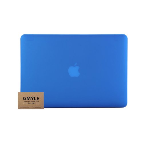 GMYLE(R) Harter Fall Frosted Für MacBook Air 11 inch – Blau 3 in 1 gummierte (Gummi beschichtet) Harte Fall – Silicon Tastaturschutz – Klar LCD Displayschutzfolie - 2