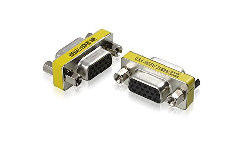 niceeshop(TM) HD 15 (VGA) Female to HD 15 (VGA) Female Mini Geschlecht Changer /Adapter - 2