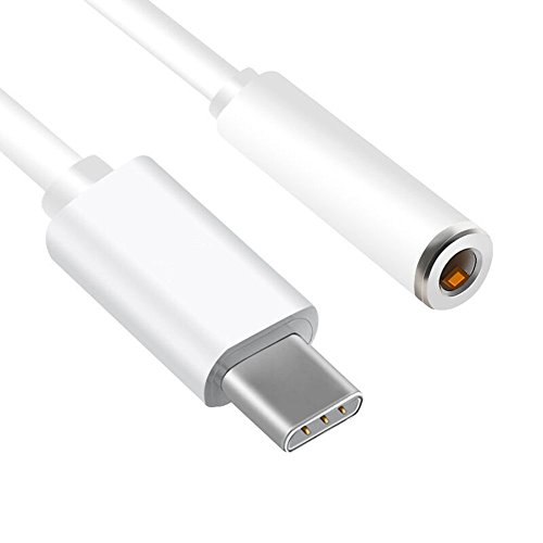 SMTR Adattatore da Type C a Jack 3,5 mm, XiaoMi Mi6 connettore Type-C a 3,5 mm AUX Jack Femmina Extender Audio Jack Auricolari Stereo per Xiaomi Mi6 / Xiaomi Mi6 Plus/Leeco Le Max 3 (2 Pack)