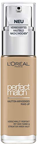 Maquillaje de L'Oréal Paris Perfect Match, D3 / W3 Oro Beige, 1er Pack (1 x 30 ml)