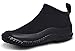 Produktbild TENGTA Damen rutschfeste Gartenschuhe Herren Regenstiefel Unisex Wasserdicht Neopren Gummistiefeletten Schwarz 40
