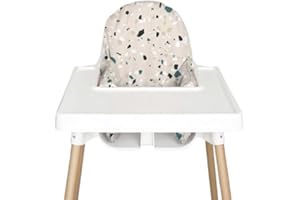 NIBBLE AND REST Nibble & Rest Highchair Cushion Cover for Inflatable Cushion, Compatible For Antilop Highchair Accessories, Stain-Proof&Wipeable Cushion Cover(Cushion NOT Included)(Earthy Terrazzo)