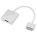 Produktbild Good Quality 30 pin to HDMI Adapter, Male Dock Connector to Female HDMI, White Color , 6 Inches Cord Length Compatible with iPad1/2/3, iPhone 4/4S/3/3GS and iPod touch 4G by G4GADGET®