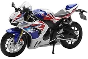 Fuwraixis 1/12 Jouets en Alliage pour Motos, Modèle de Locomotive CBR1000RR-R, Série de Courses de motocyclettes, Cadeau pour Enfants, Modèles de Motos de Collection