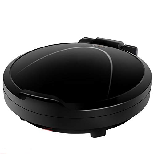 DBD Global Gourmet Pancake Maker & CrêPe Machine | Non-Stick Inch Electric Pan | Portable Cooking Machine | Batter Spreader & Spatula| Adjustable Temperature Control,Black