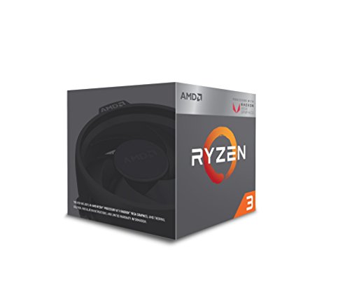 AMD Ryzen 3 2200G - Procesador con Cooler Wraith Stealth  3 5 hasta 3 7 GHz  DDR4 hasta 2933 MHz  1100 MHz del GPU  L2   L3 Cache  2 MB   4 MB  65 W 