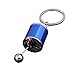 Price comparison product image Gaddrt Keychain Gear Knob Shift Stick Box Metal Key Chain Keyfob Car Keyring Gift (Blue)