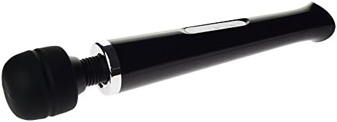 Wand Vibrator Handheld Electric Rechargable Wand Massager Cordless Powerful Personal 8 Pulsation Vibration Portable USB Rechargeable Best Personal Power Body Therapeutic Massagers with Cord for Back Neck Muscles for Women (Black)