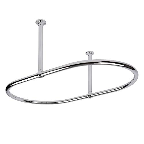 Hudson Reed - Tringle à Rideau de Douche - Design Ovale