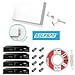 Produktbild SelfSat Flachantenne H30D4 Quad Antenne HD-Ready inkl. 4x Nokta Digital HDTV 6110 FTA Sat Receiver