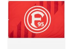 Flaggenfritze Hissflagge Fortuna Düsseldorf Basic - 100 x 150 cm + gratis Aufkleber