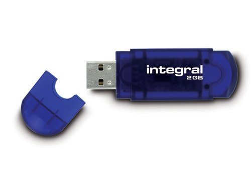 Preisvergleich Produktbild Integral Evo USB-Stick 2 GB blau