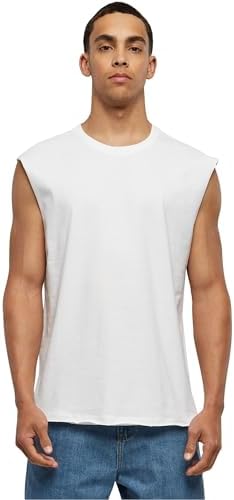 URBAN CLASSICS Canotta Uomo Oversize, Canottiera con Maniche dallo Stile non Rifinito per Allenamento, Palestra, Tank Top Sportivo, Taglie S - XXL