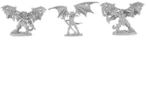 Pechetruite 3 x DEVILS - Reaper Bones Miniatura per Gioco di Ruolo Guerra - 77684