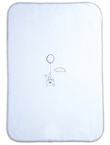 Mamas & Papas Night Time Hugs Small Fleece Blanket for Boys 70 x 100 cm - Blue