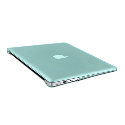 kwmobile Crystal Hülle für Apple MacBook Air 13″ (ab Mitte 2011) Hard Case – dünne durchsichtige transparente Schutzhülle Cover Tasche Mintgrün Transparent - 9