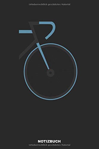 Preisvergleich Produktbild Notizbuch: Kariertes Fahrrad Notizbuch oder Rad Notizheft Kariert - Rennrad Journal für Männer und Frauen mit Karos