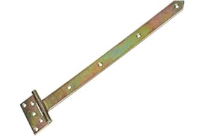 4U-Onlinehandel Kreuzgehänge 44x9cm 3mm T-Scharniere Torband Türband Türscharnier Möbelscharnier