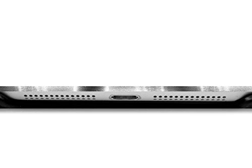 Am iPad schwarz Leder Fall mit Displayschutzfolie/Eingabestift für Apple iPad Air 2 Hülle Cover schwarz - 3