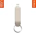 Produktbild LETOOR Universal Flash Drive 32 GB, Zinklegierung, USB 3.0, externer Speicherstick, kompatibel mit iPhone, iPad, iPod, Mac, iOS/Android Handy und PC, Weiß