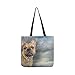 Produktbild Zeichnung Hund Französisch Bulldog Porträt Öl SHAOKAO SHAOKAO Canvas Tote Handtasche Schultertasche Crossbody Taschen Geldbörsen für Männer und Frauen Einkaufstasche