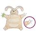 Award Winning Sleepytot Big Bunny Colour Cream : PLUS One Pair of Sock Ons 0-6 Months in White Ideal Gift