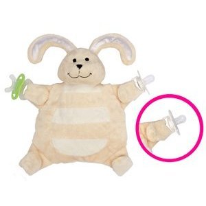 Award Winning Sleepytot Big Bunny Colour Cream : PLUS One Pair of Sock Ons 0-6 Months in White Ideal Gift