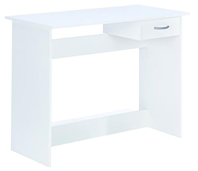 13Casa Bureau 1 tiroir ALPIN coloris blanc