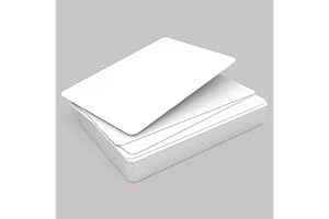 SANPOPO 30pcs NTAG215 NFC Tags Rewritable NFC Card NFC Chip Durable Universal NFC Tags,504 Bytes Memory,Work Perfectly with TagMo Amiibo and All NFC-Enabled Devices（Credit Card Size）