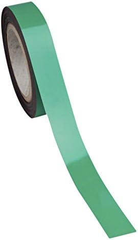 Swiftpak 60mm x 10m Magnetic Easy-Wipe Racking Strip - Green (Pack of 1)