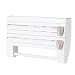 Produktbild Morelyfish Kunststoff Kühlschrank Cling Film Storage Rack Wrap Cutter Wandbehang Papierhandtuchhalter Küche Organizer