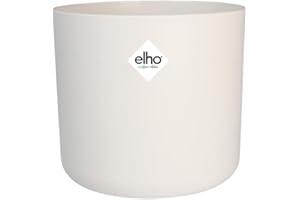 elho B.for Soft Round 14 - Flower Pot for Indoor - Ø 13.8 x H 12.5 cm - White/White