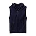 Produktbild Btruely Herren Weste Slim Fit T-Shirt Männer Jacket Ärmellos Groß Größe Kapuzenweste Zipper Dünne Mantel Bluse Sommer Tanktop