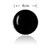 Born Pretty 1Pc 4cm Black Silicone Nail Art Stamper Refill Head Squishy Marshmallow Stamper Refill Head