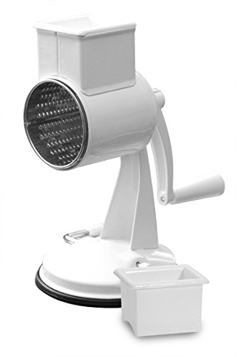 Reibemaschine Reibe Gemüse Obst Nüsse Küche 4 Trommel mit Saugfuß - 2