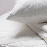 Linens Limited Polycotton Quilted Mattress Protector, Double