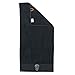 Produktbild DONE Handtuch Black-Line Stone - 5 Motive mit Strass-Steinen in schwarz oder Silber - Exklusives Frottee 100% Baumwolle, Farbe:Black 4203, Größe:Skull_B05