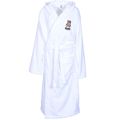 Preisvergleich Produktbild Moschino Herren Bademantel Weiß weiß Gr. X-Large, weiß