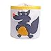 Produktbild Aufbewahrungskörbe, Baumwolle Faltbarer runder Home Organizer Bin für Baby Nursery, Spielzeug, Wäscherei, Babykleidung, Geschenkkörbe (Rot, Hahn), Timber Wolf